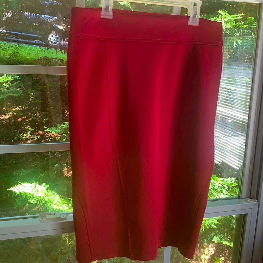 Charlotte Russe red skirt- NWT!! - size Large